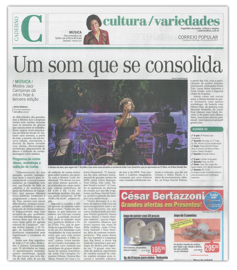 III Mostra Jazz Campinas 2017